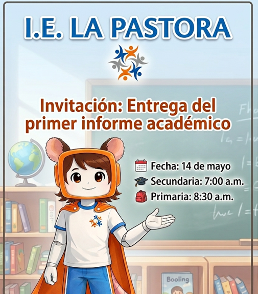 El 14 de mayo será la entrega del informe del primer periodo académico.